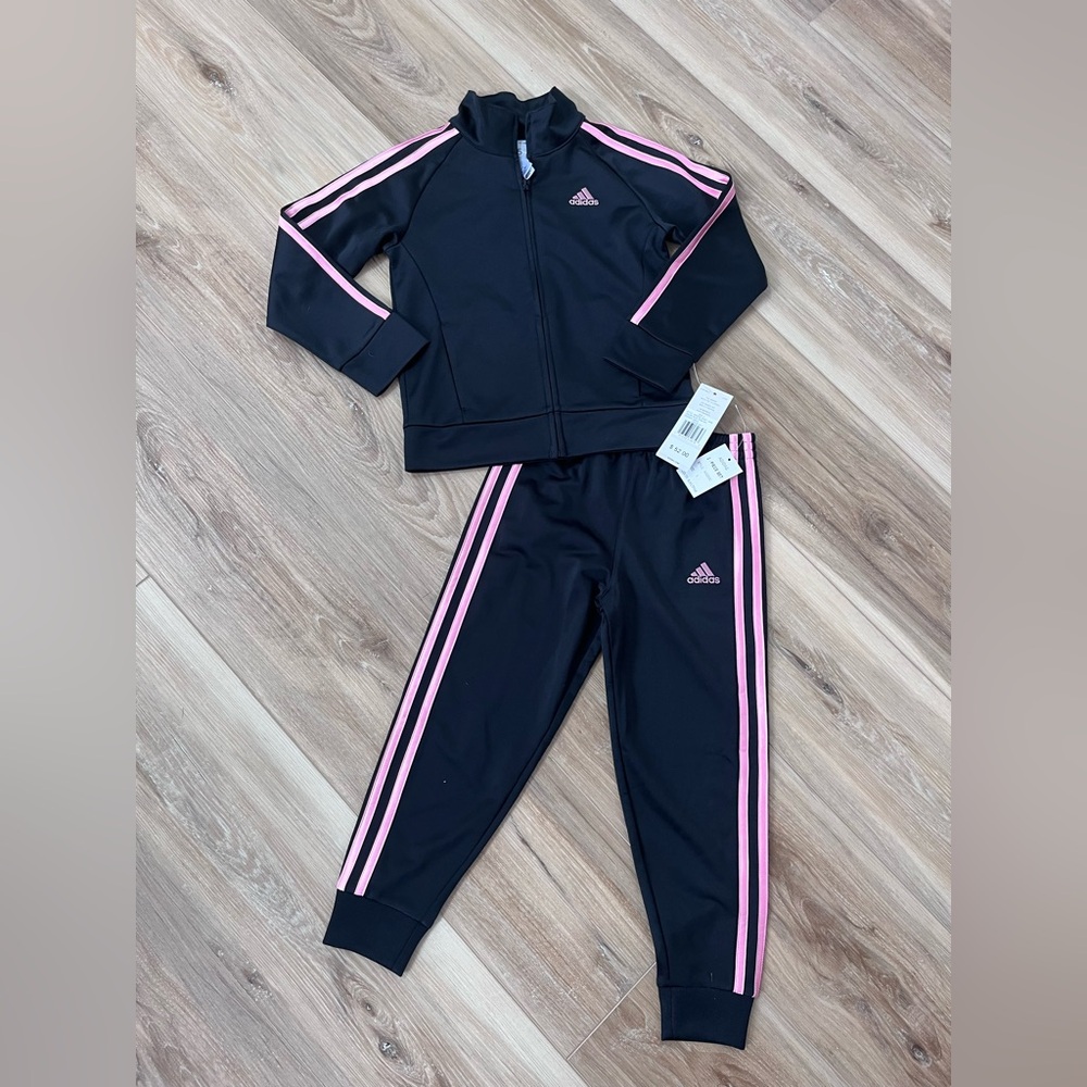 Adidas 2pc Jogger Set- Girls Size 5